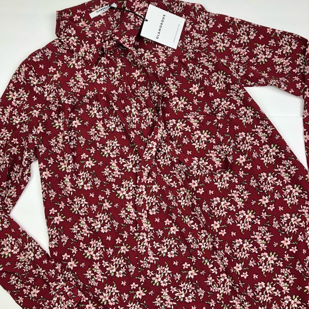 Glamorous Floral Swing Mini Dress